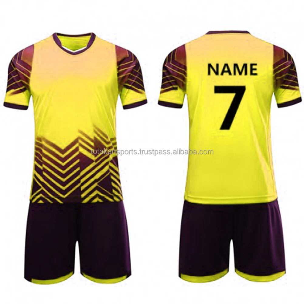 Custom Soccers Uniform Set Football Jersey Oem Top Quality Professional