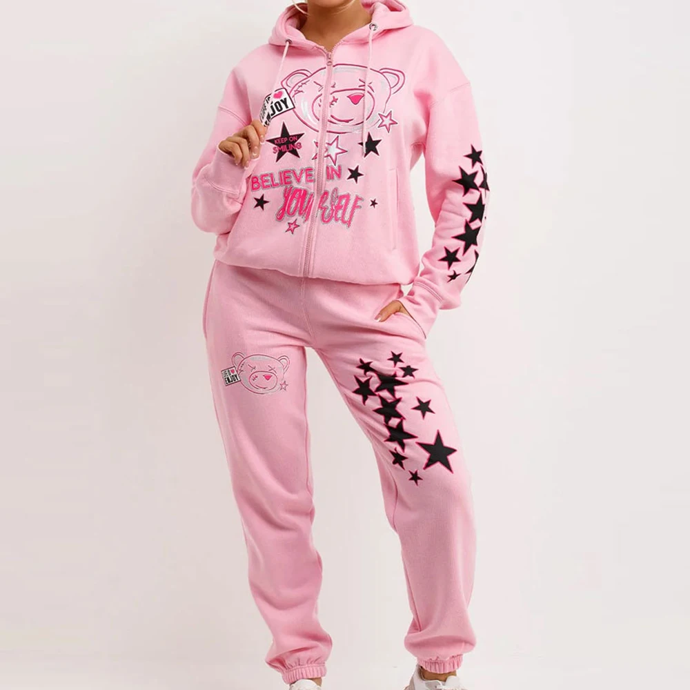 Glory Custom Graphic Print Premium Quality Oversized Tracksuit For Streetwear & Casualwear For Unisex