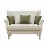 sage green and white Color