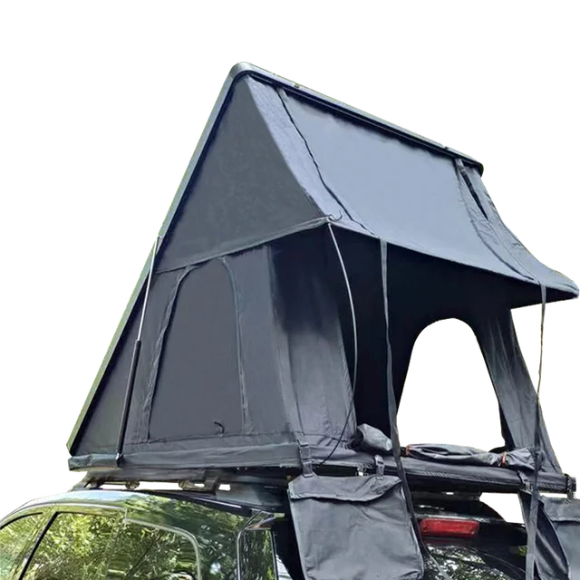 Camping Automatic Tent On Roof Of Car, Hardshell Insulated Light Weight Lightweight Roof Top Tent With Free ladder