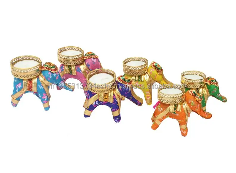 Handmade Elephant Candle Holder For Home Christmas Decor Decoration