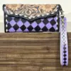 Purple & Black Checkered