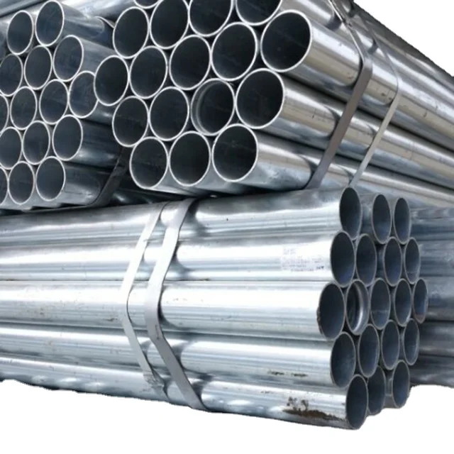 steel pipes 10mm GI Galvanized steel pipes metal building materials carbon round Welded Steel Pipe for Construction
