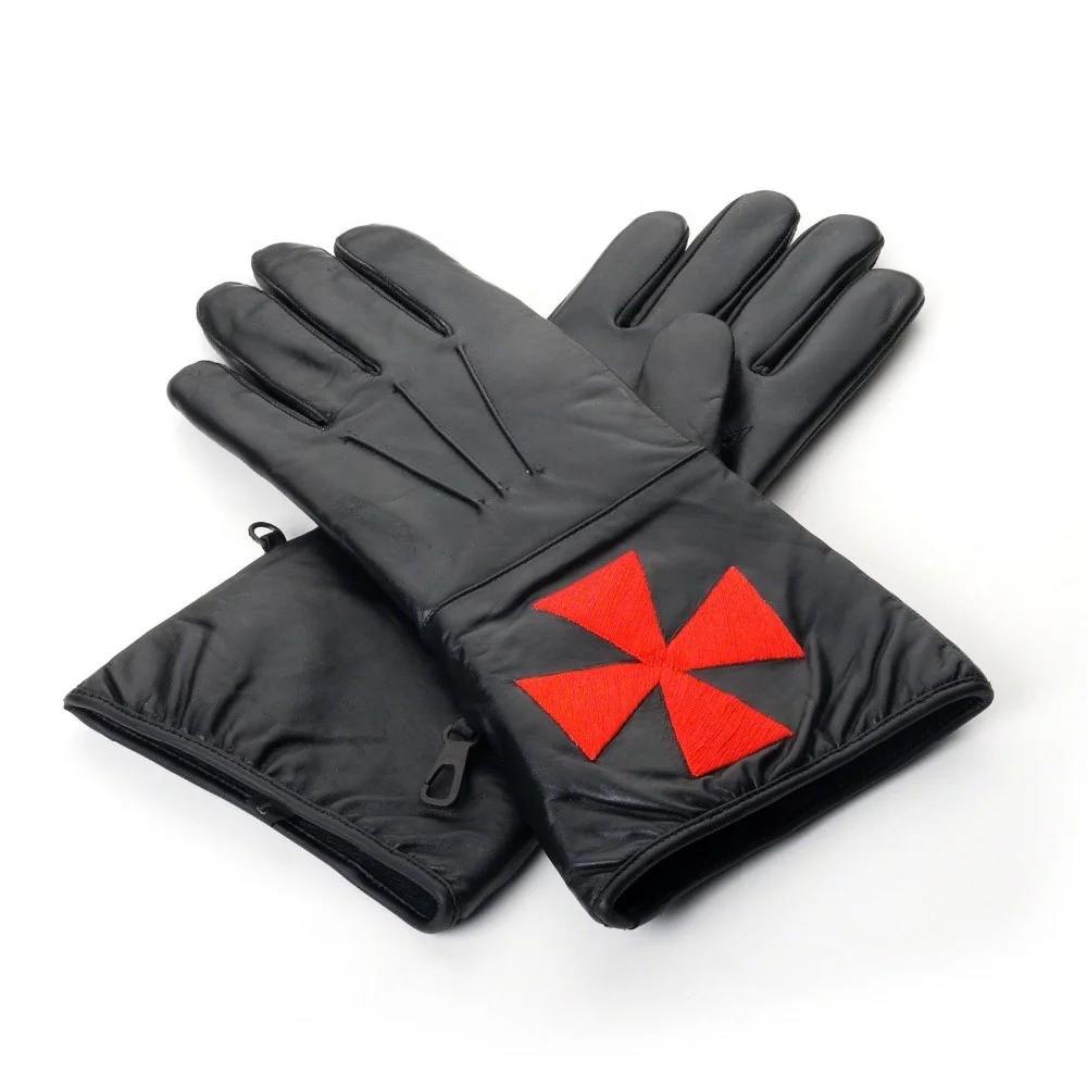 Masonic Regalia Leather Gloves Knight Templar Custom Mason High Quality