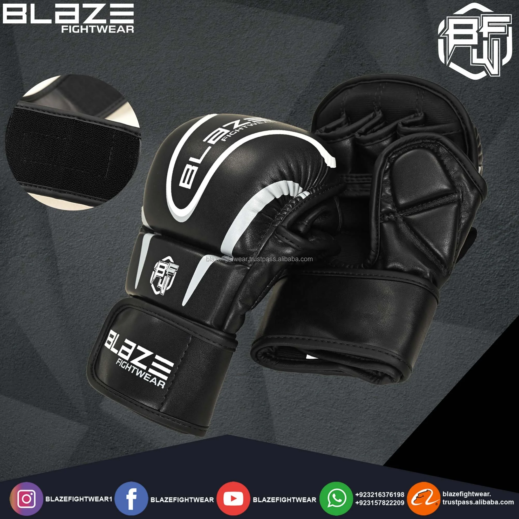 7oz Mma Gloves For Training Sparring Punching Bag Workout Ufc Glove In ...