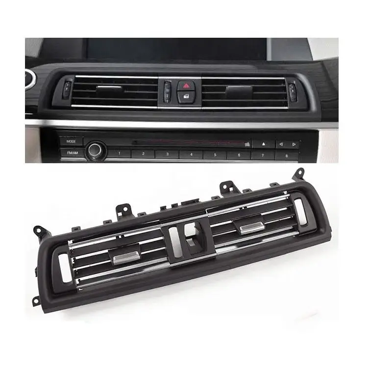 LHD RHD Front Left Right Rear AC Conditioner Chromed Air Vent Grille Cover Compatible With BMW 5 Series F10 F11 F18 520i 523i 525i 528i 535i(Rear-Model C - View #5