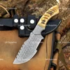Damascus Steel & Ram Horn