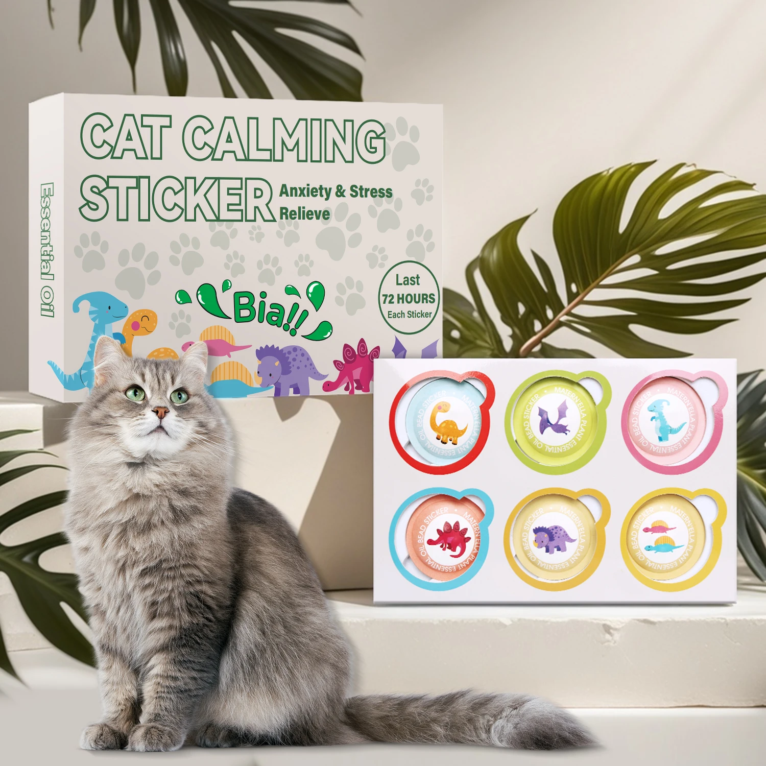 Picture Idea: 2025 Hot Sale 6Pack Effective Non Medicated Pet Calming Patches