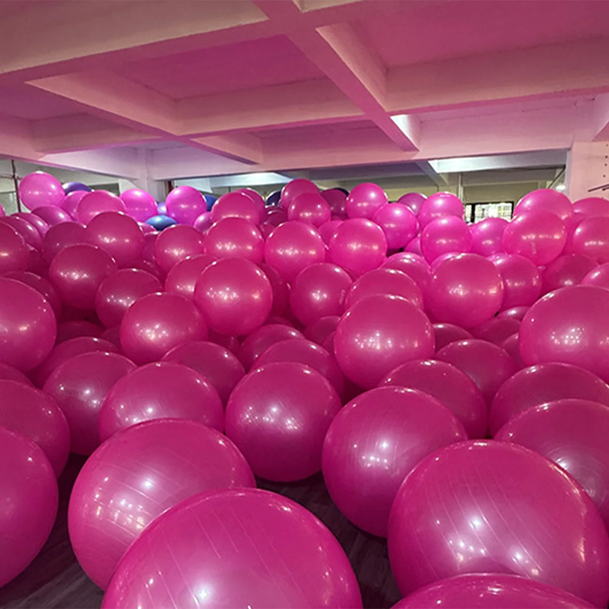 PVC Anti Burst Frosted Mini Yoga Ball Pilates Wheat Tube Ball Gymnastics product detail 2