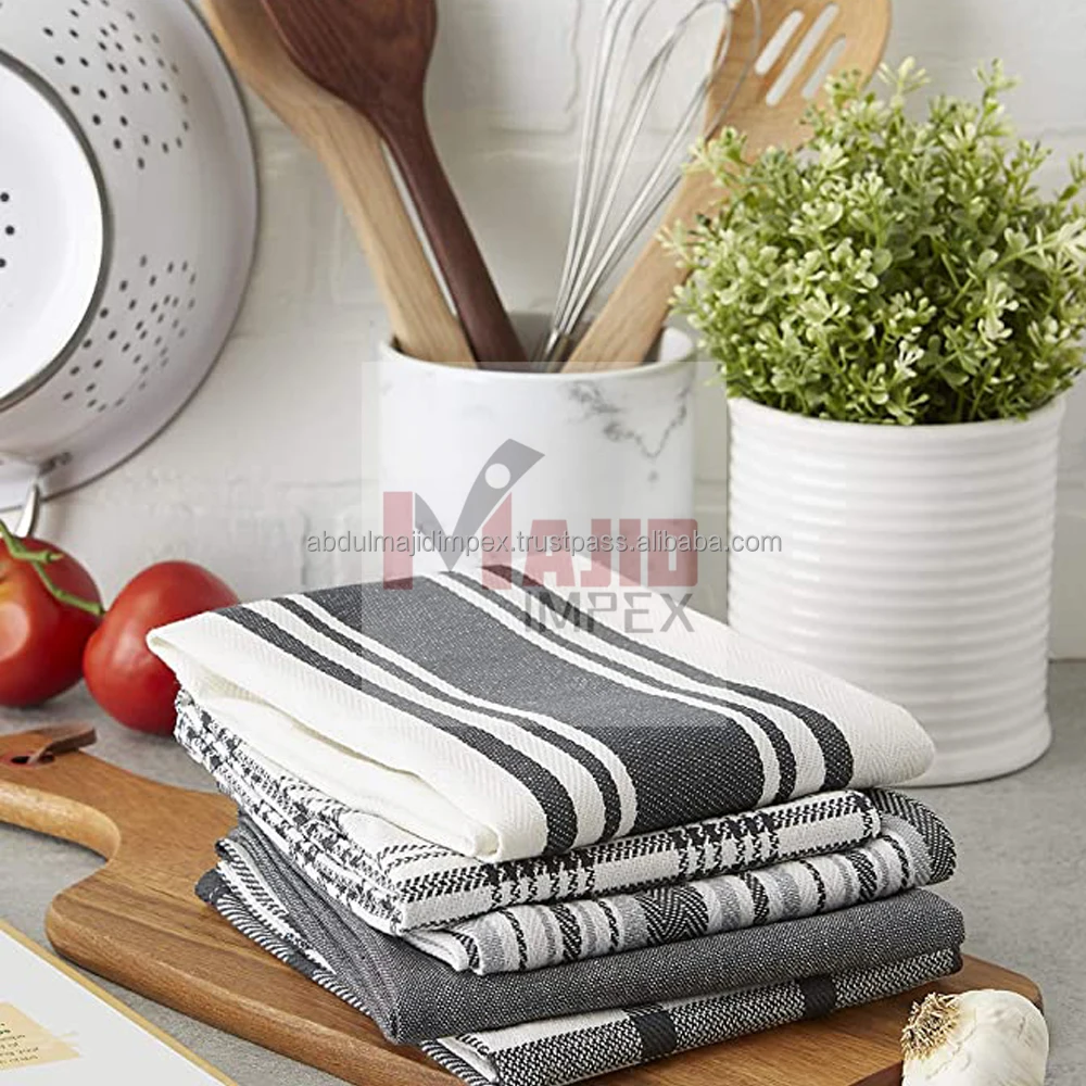 Wholesale High Quality Kitchen Towel Tea Towel Dish Cleaning Cloth 100 Cotton Available In