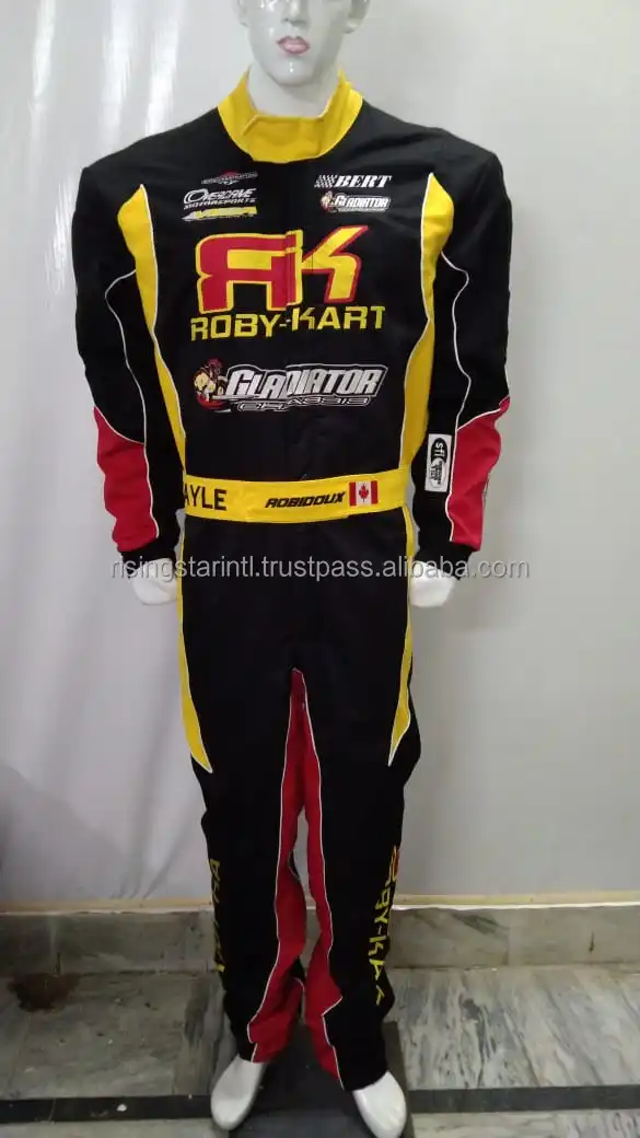 Custom Go Kart Racing Suit Cik Fia Level 2 Approved Polycotton Karting
