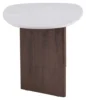 Marron et blanc