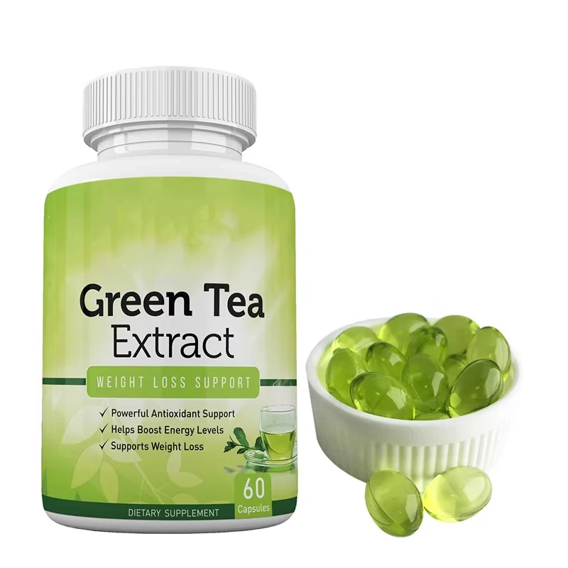 Weight Loss Pills Wholesale 100% Natural Max Pure Herbal L-carnitine + Green Tea Polyphenols Fast Slimming Soft Gels Capsules