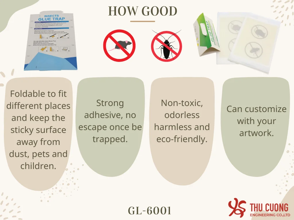 High Quality Mouse Trap Adhesive Disposable Effectively Kills Rats Pest Control Easy to Use Anywhere Non-Toxic Eco-Friendly