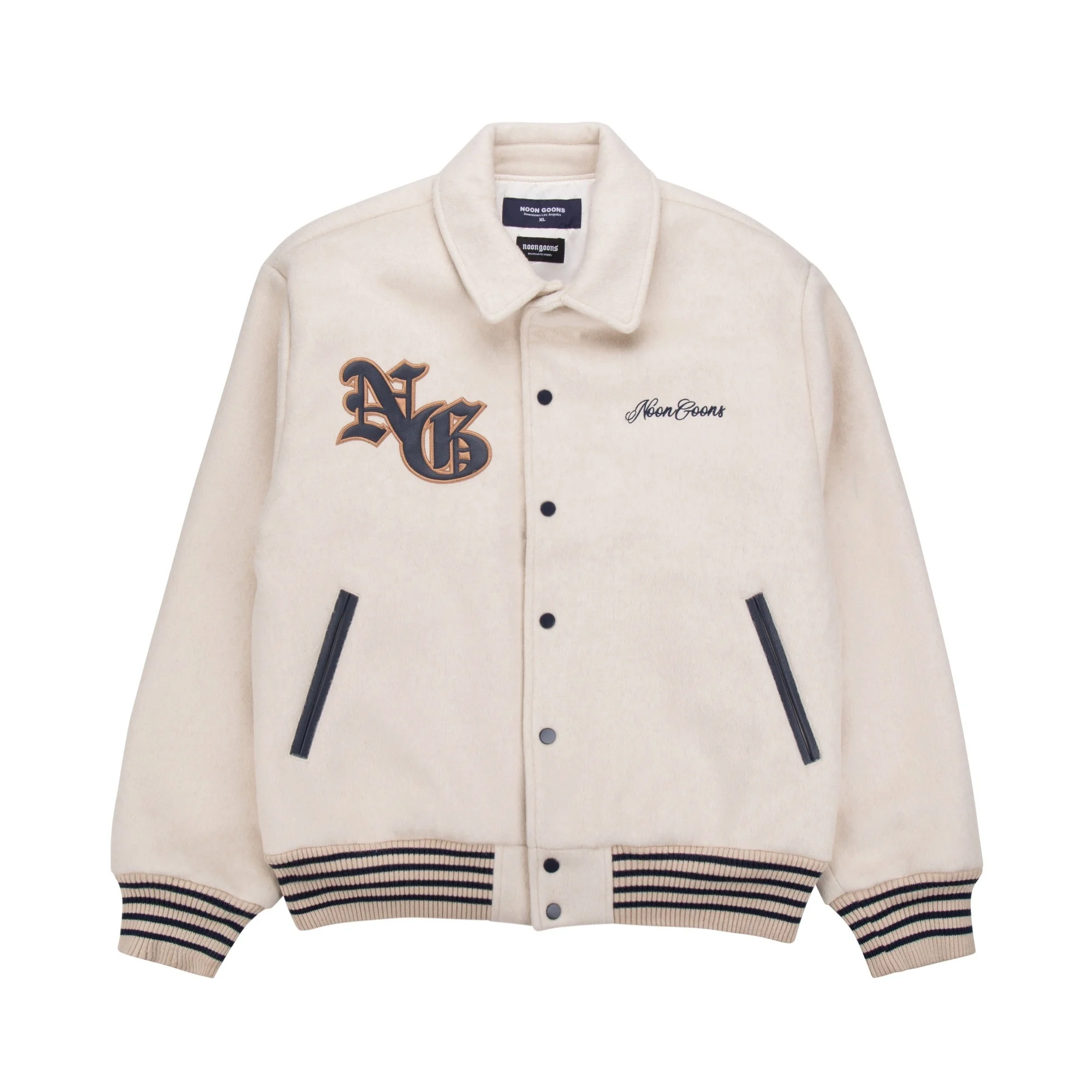 
OEM Embroidery Patches Custom Men Letterman jacket Street Plus Size coat Jacket for men/women 