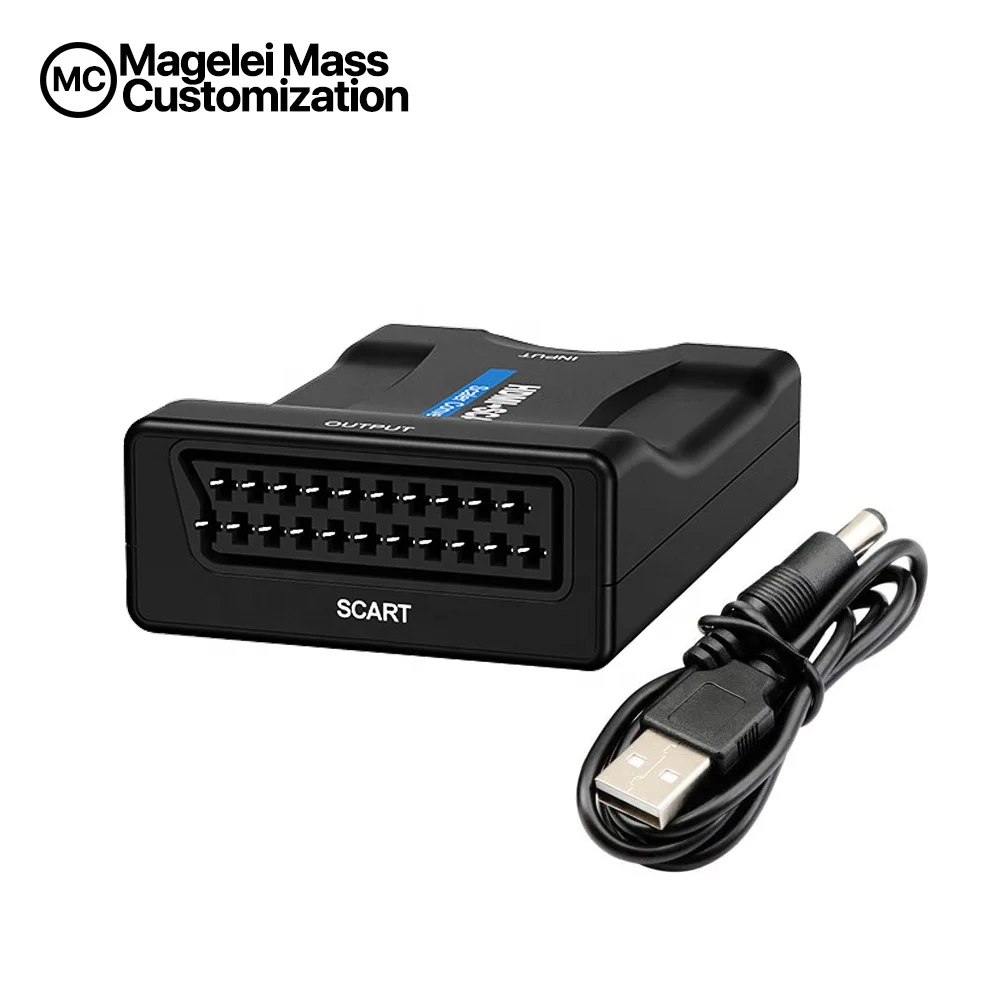 
Преобразователь 1080p Scart в Hdmi, аудио видео адаптер для Hdtv/dvd/set-top Box/ps3/pal/ntsc 