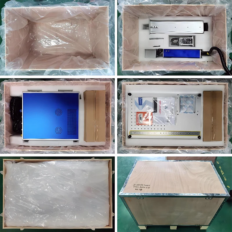 20w 30w 50w Pen Name Portable Fiber Laser Marking Engraving Printing Machine Small Business Printer Cutter for Stainless Steel