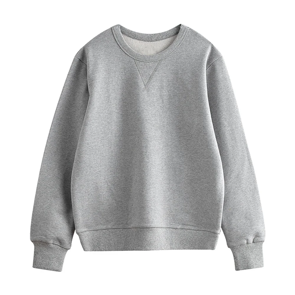 Oem-sudadera Lisa De Algodón Con Cuello Redondo,Jersey De Color Gris,Oem,Venta  Al Por Mayor - Buy Simple Heather Gris Pullover Sudadera,Pesado Sudaderas  Con Capucha Sudadera,De Algodón Sudaderas Con Capucha Y Sudaderas Product on