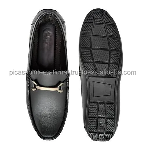 High Quality Best Selling Stylish Look Men's Smart Casual Wear Genuine Leather Loafers Shoes from Indian Manufacturer