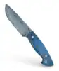 Azul océano y veta de madera negra (mango)