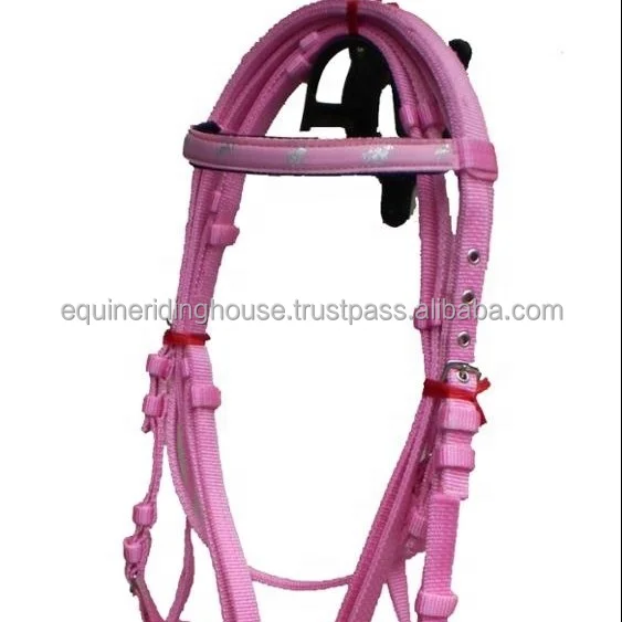 Anatomical Bridles For Horse Adjustable Strong Plain Horse Rein Durable Stainless Steel Parts