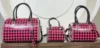 Dark Pink & Black Checkered