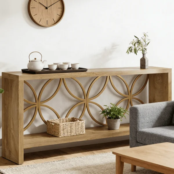 Elvarenae Ellery Long Console Table — product detail