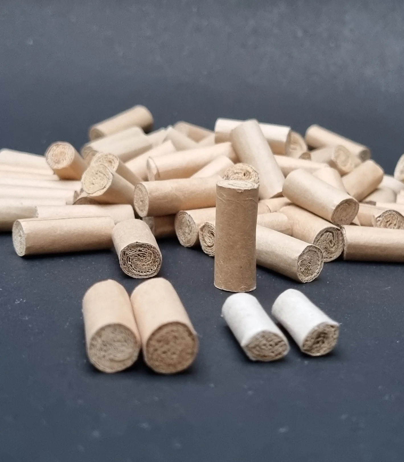 Corn husk filter tips 7 mm & 8 mm for cones   ..jpg