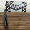 Tan & Black Checkered
