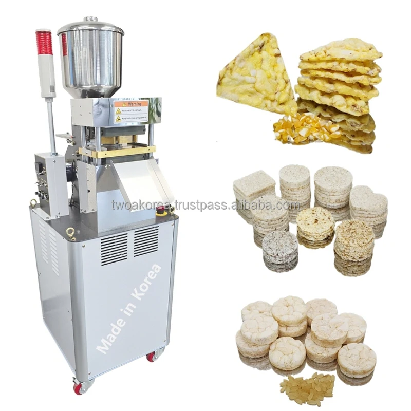 SYP5806T Triangle Popped Chips Processors CE Approved Industrial Confectionery Equipment Rice Cake Machine From Korea
