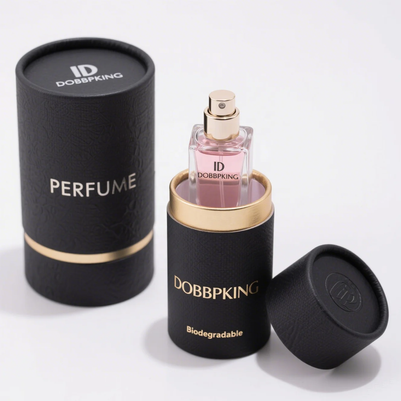 Wholesale Custom Logo Biodegradable Essential Oil Bottle Packaging Tube Cardboard Perfume Cosmetic Paper Tubes