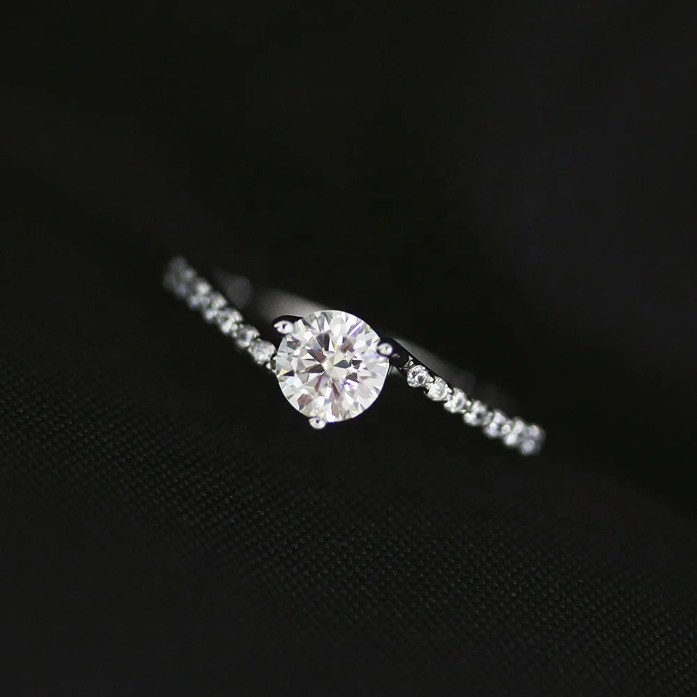 Nickel Free Hypoallergenic 925 Sterling Silver Unique Bypass Moissanite  Engagement Ring for Women Jewelry Destiny Jewellery