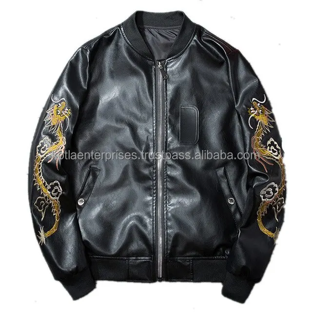 Winter All Color Leather Jacket For Men Fur Collar Man Vintage Thick