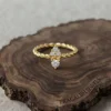 10K Gold (Moissanite)