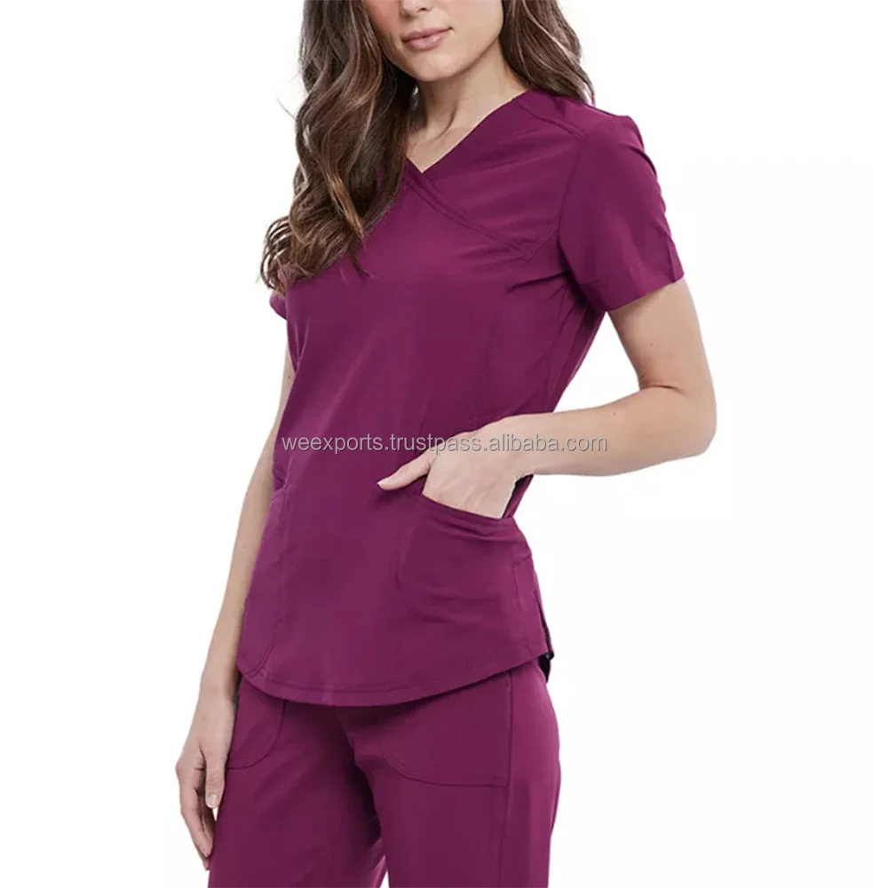 Top Quality Fashion Nursing Scrubs Uniform Set Scrubs Uniforms Sets