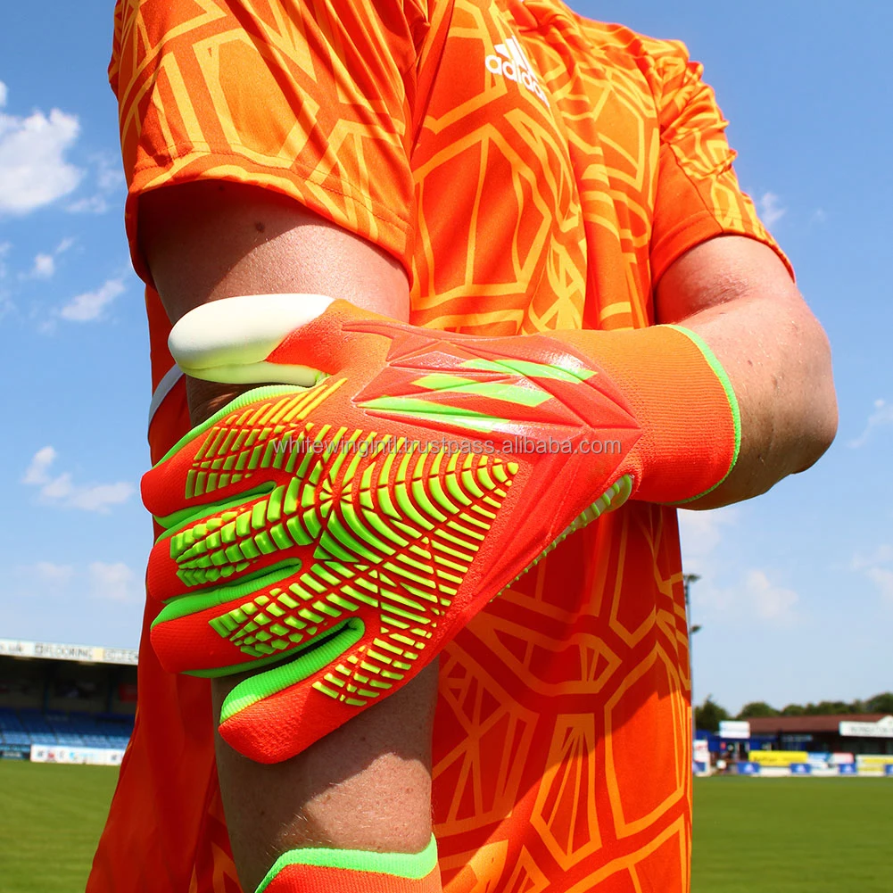 New German Latex Goalkeeper Gloves Palm Goal Keeper Gloves/4mm Latex