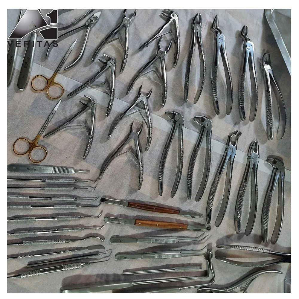 Strumenti Odontoiatrici Set 7 Pezzi Pinze Per Estrazione Dentale Pedodonzia (bambini) - Nuova, Marca DDP, Per Laboratorio Set Strumenti Dentali - Foto 8