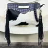 Purple & Black Checkered