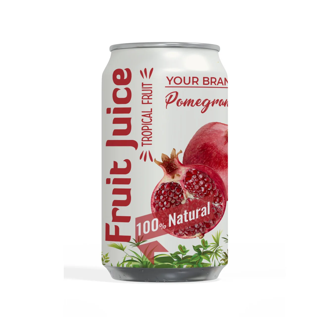 Tropical Fruit Juice with Fruit Pulp  330ml Aluminum Can Beverage Customize Brand HALAL Health Beverage Best Price