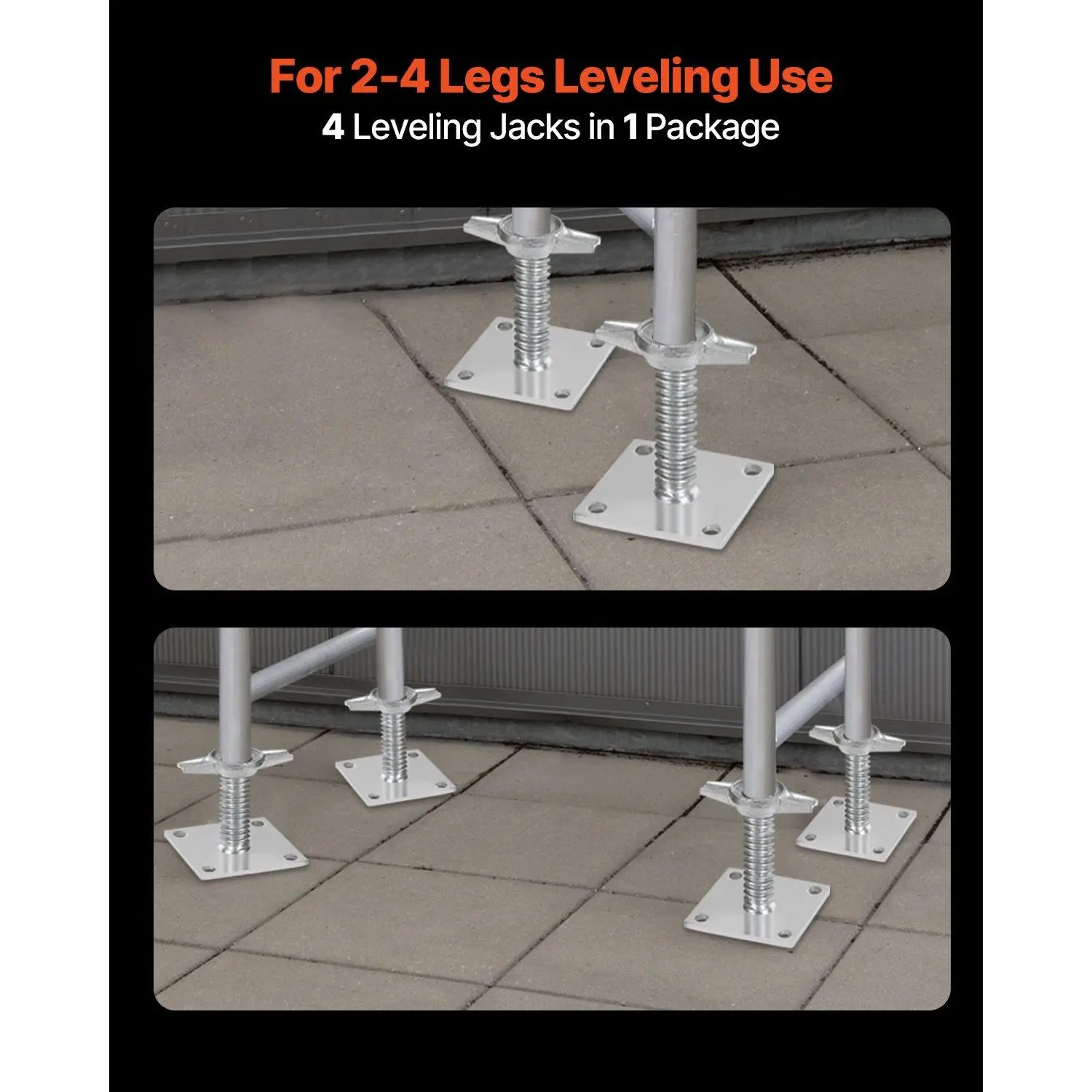 Adjustable Leveling Jacks 18.2\" Adjustable Height 3307lbs/1500kg Load ...