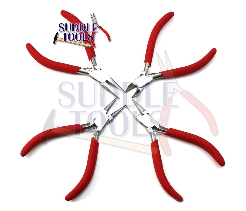 FACTORY DIRECT PRICE BASIC JEWELRY PLIERS DIY JEWELLERY MAKING TOOLS SET for BEGINNERS STUDENTS LEARNERS PROFESSIONALS  S.STEEL