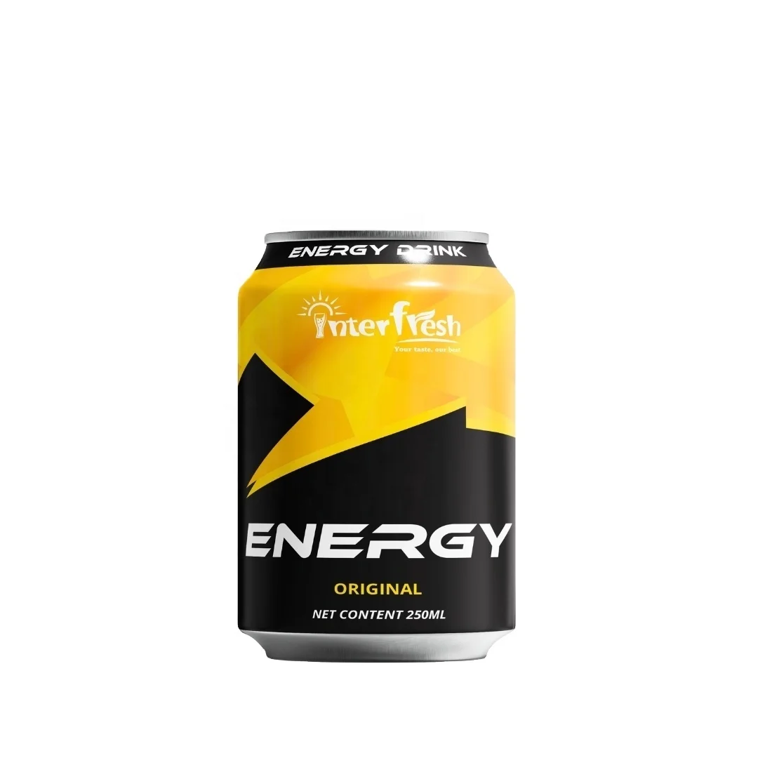 250ml Energy Drink Original Flavor Best Factory Price Private Label Wholesale From Vietnam