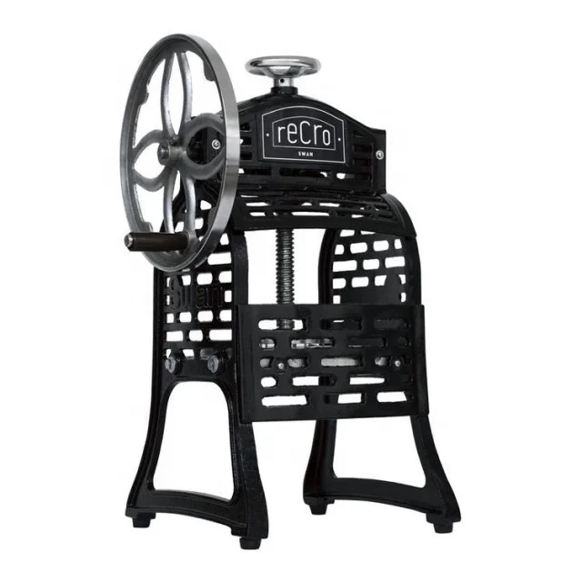 Swan Ice Shaver - Durable Cast Iron Manual Ice Shaver