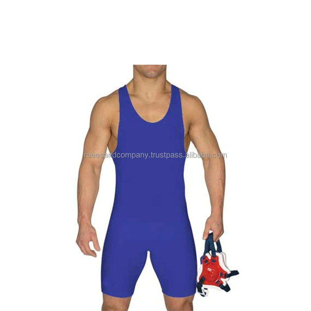Best Quality Men Wrestling Singlet Wrestling Sports Suit Chenille