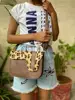 brown with animal print