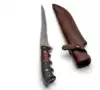 Deep Charcoal Black, Rich Mahogany Wood Grain