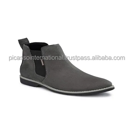 Widely Selling Best Quality Classic Design Wholesale Supply OEM 100% Swede Genuine Leather Chelsea Boots for Men