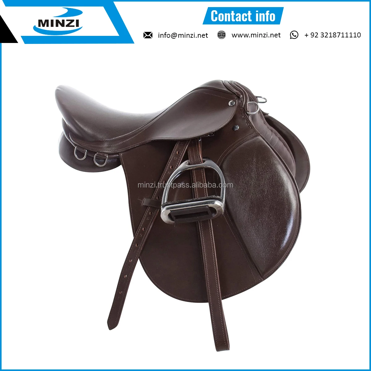 2022 Wholesale Horse Riding Saddles Made With Cowhide Leather With Oem