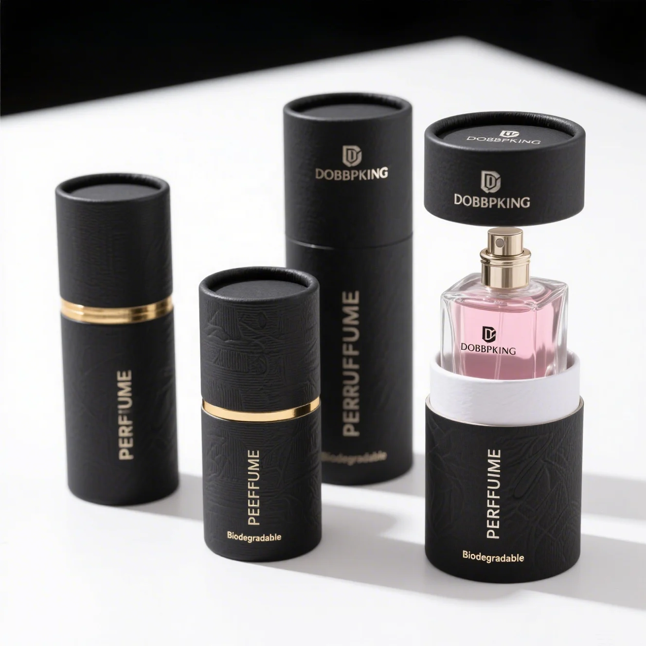 Wholesale Custom Logo Biodegradable Essential Oil Bottle Packaging Tube Cardboard Perfume Cosmetic Paper Tubes