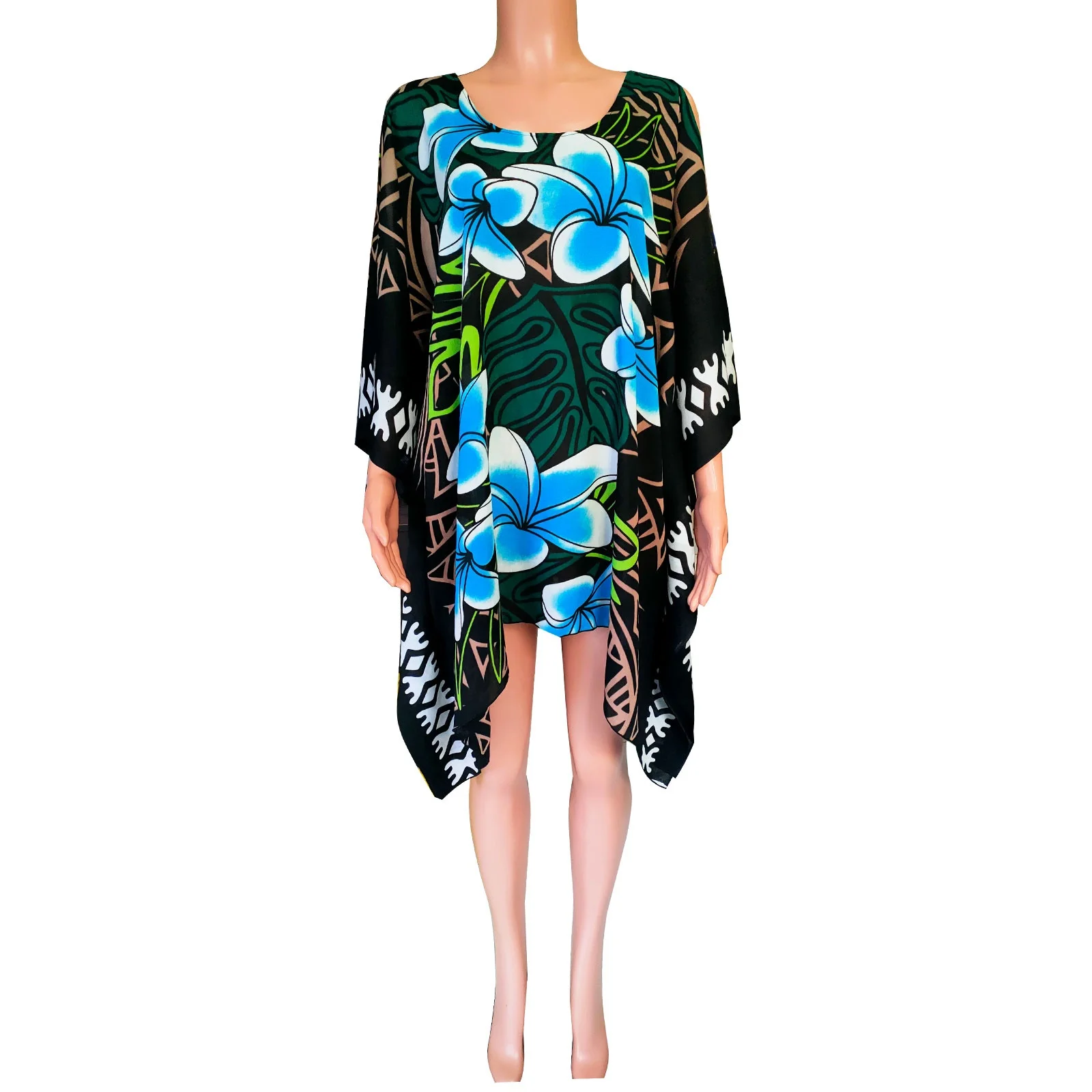 Shop Our NEW Design Printed Women's Casual Poncho Dress